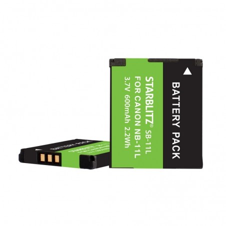 Bateria recargable de litio-ion equivalente Canon NB 11L 3.7v 600 maH