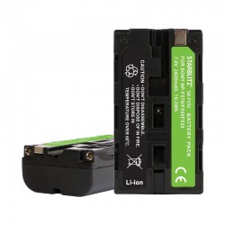 Batterie vidéo rechargeable compatible Sony NP F550 Lithium ion