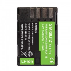 Rechargeable Lithium-ion Battery to replace Panasonic DMW-BLF19E 7.2v 2200mAh