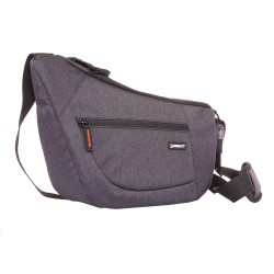 Grey shoulder bag for hybrids ABERDEEN30